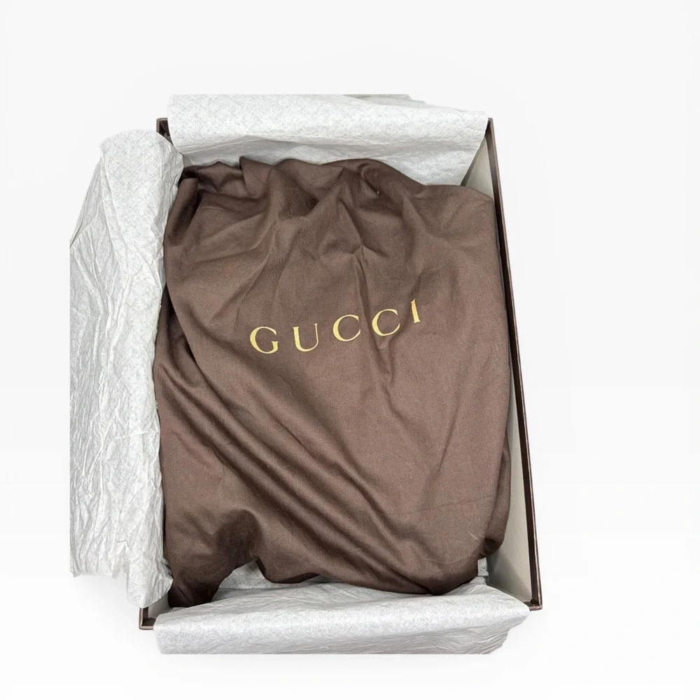 Gucci Black Studded Sneakers Size 37.5 - Picture 8 of 10